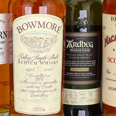 Auction bottles