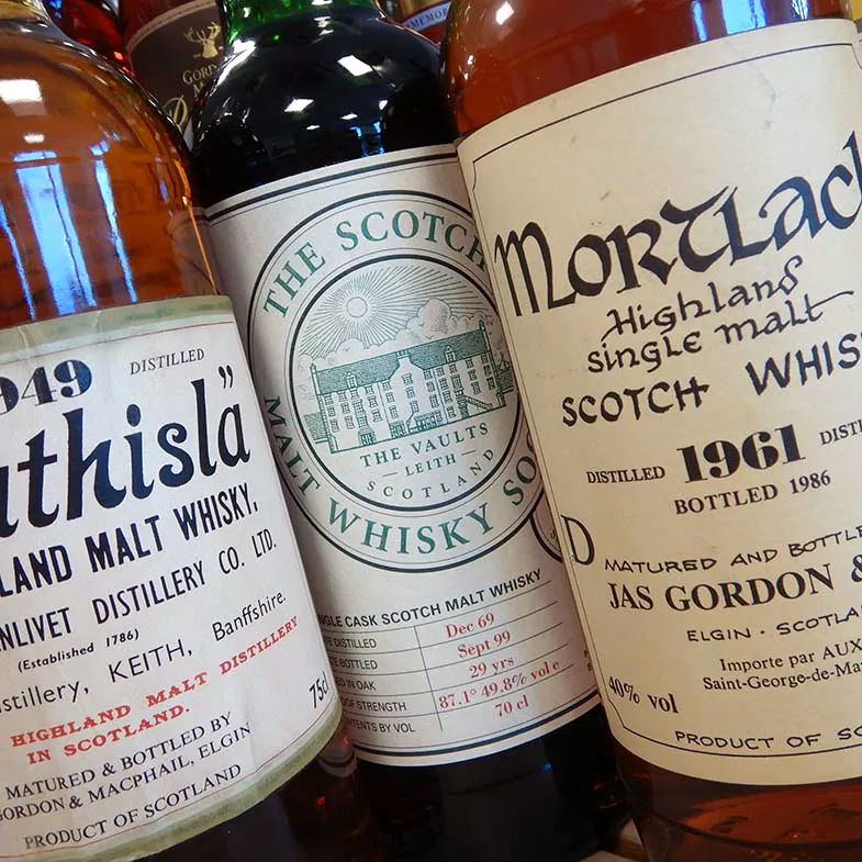 Auction bottles